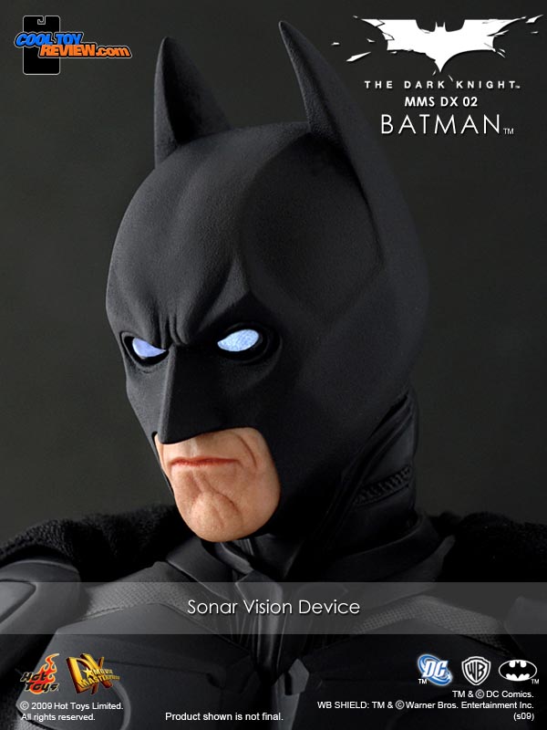 Hot Toys MMS DX 02 The Dark Knight 1/6th scale Batman collectible figure