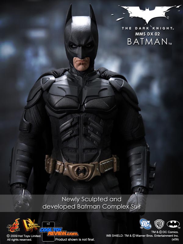 Hot Toys MMS DX 02 The Dark Knight 1/6th scale Batman collectible figure