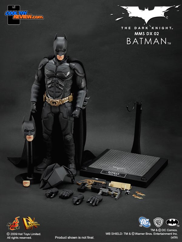 Hot Toys MMS DX 02 The Dark Knight 1/6th scale Batman collectible figure