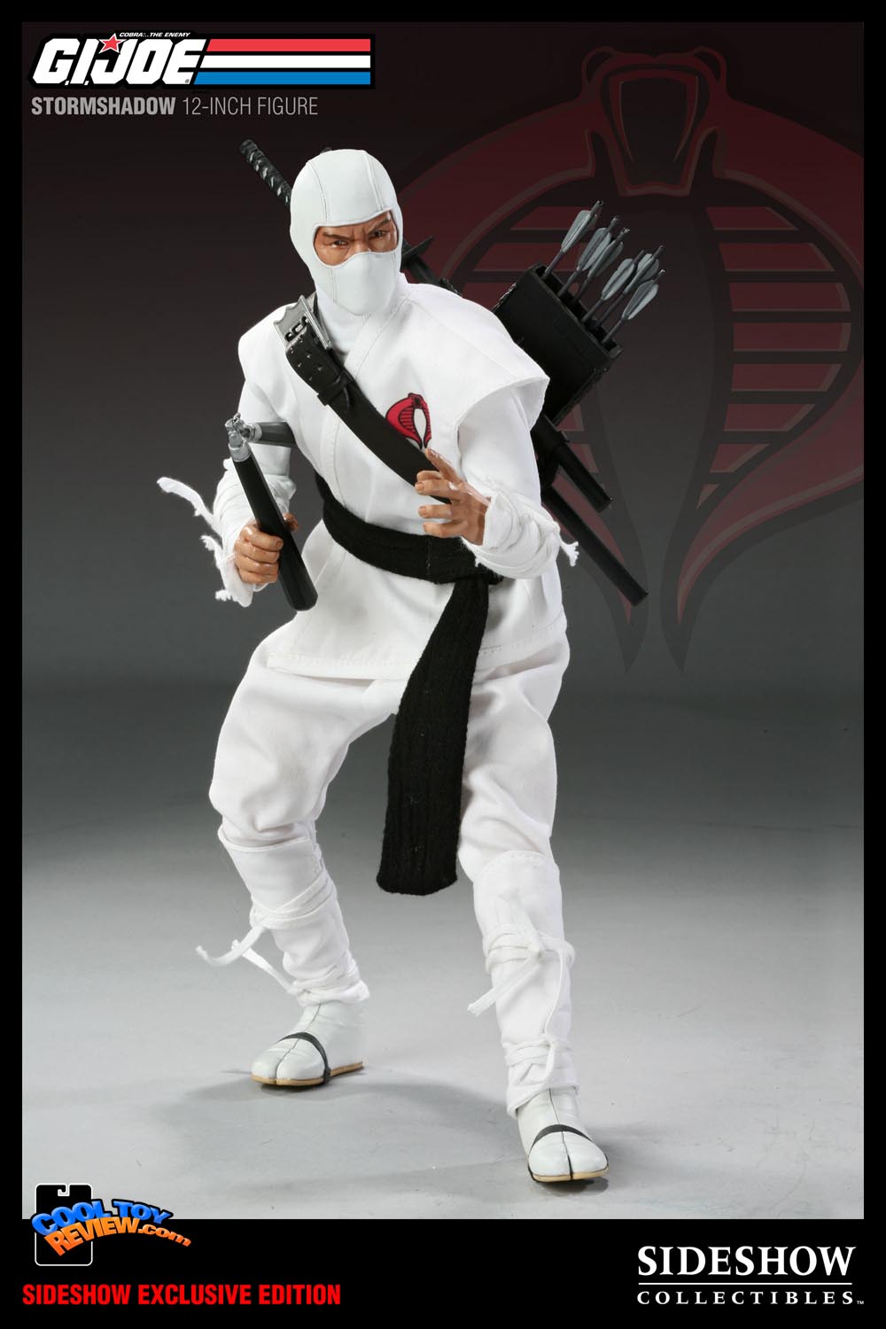 Stormshadow 12 inch figure from the G.I. Joe figure collection by Sideshow Collectibles