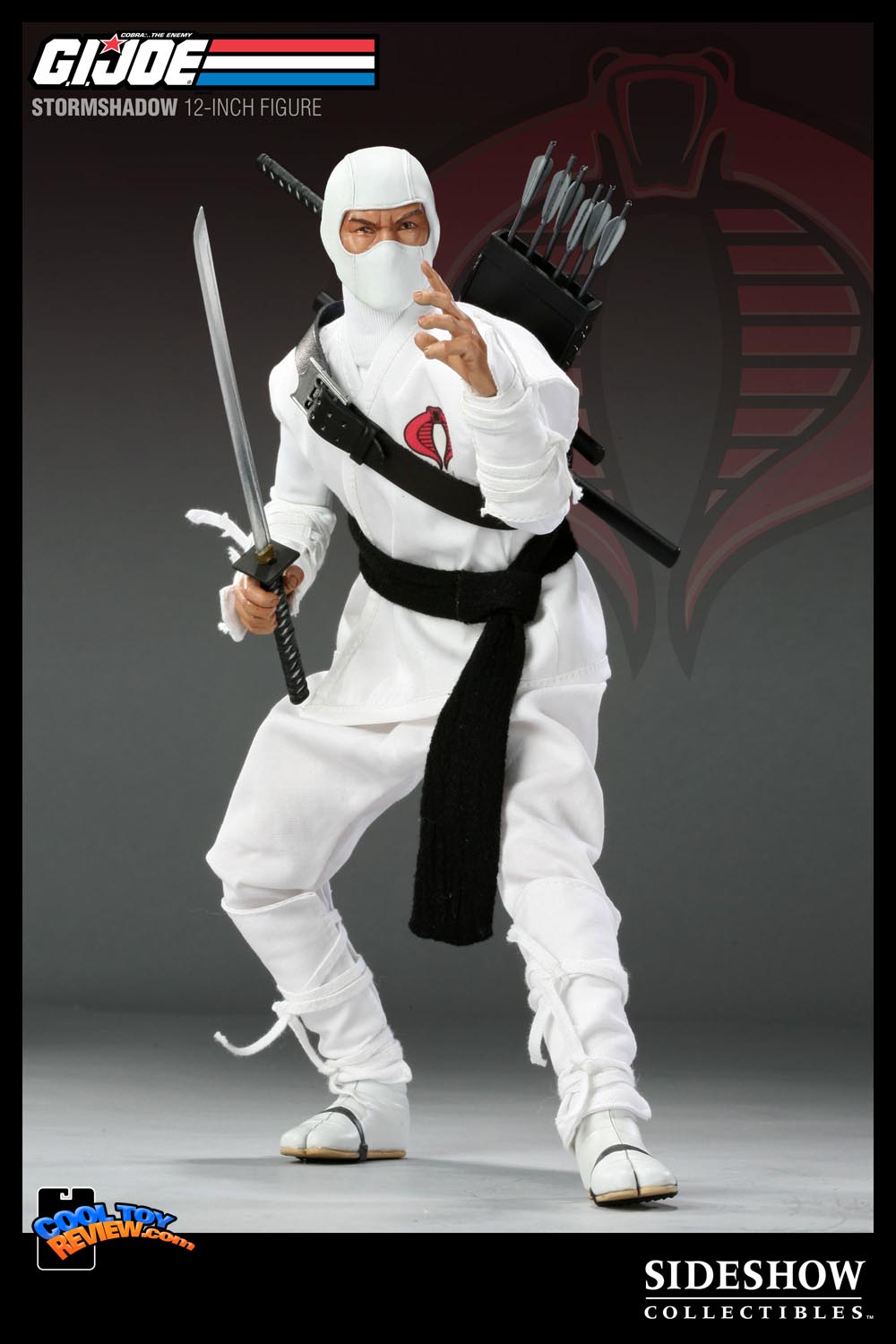 Stormshadow 12 inch figure from the G.I. Joe figure collection by Sideshow Collectibles
