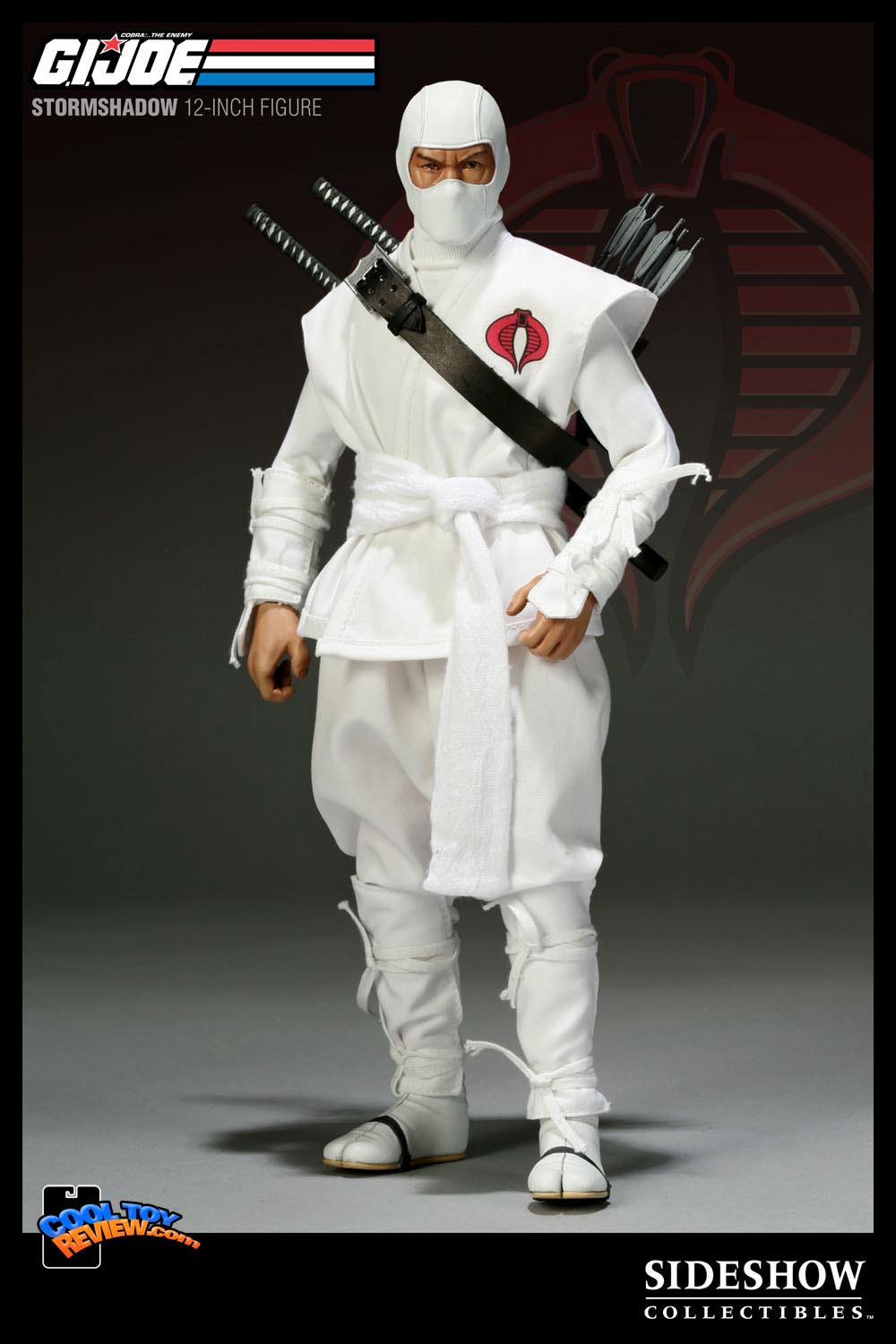 Stormshadow 12 inch figure from the G.I. Joe figure collection by Sideshow Collectibles