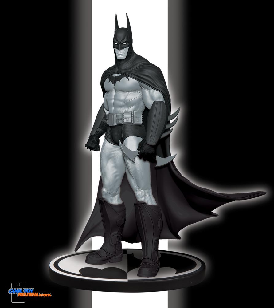 BATMAN BLACK AND WHITE STATUE BATMAN ARKHAM ASYLUM <br>Available September 1st, 2010