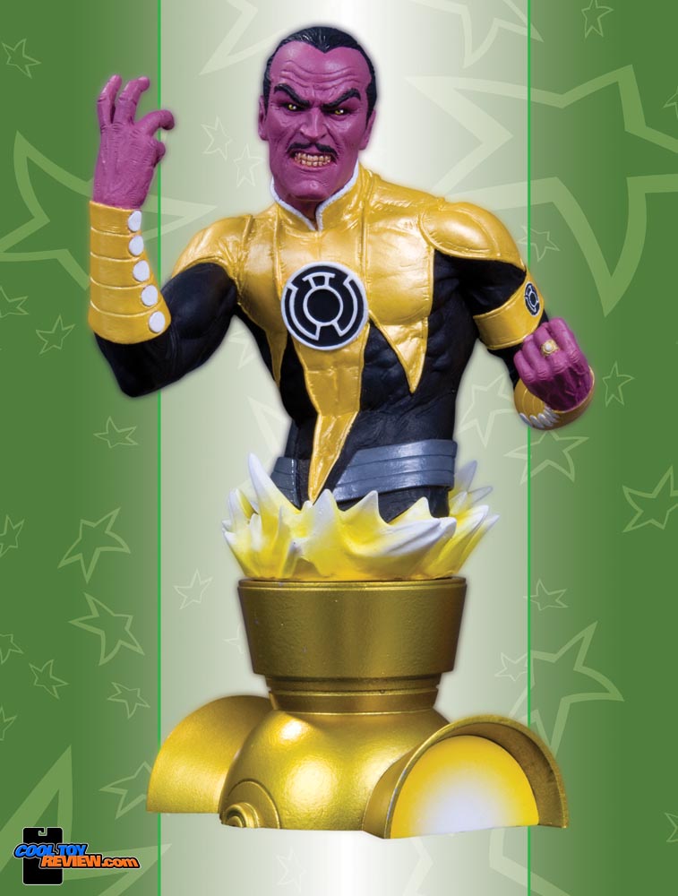 HEROES OF THE DC UNIVERSE SINESTRO BUST <br>Available September 22nd, 2010