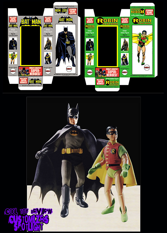 Roberto Williams' <b>MEGO</b>-style <b>Batman</b> figures
