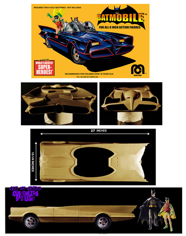 Roberto Williams' <b>MEGO</b>-style <b>Batman</b> figures