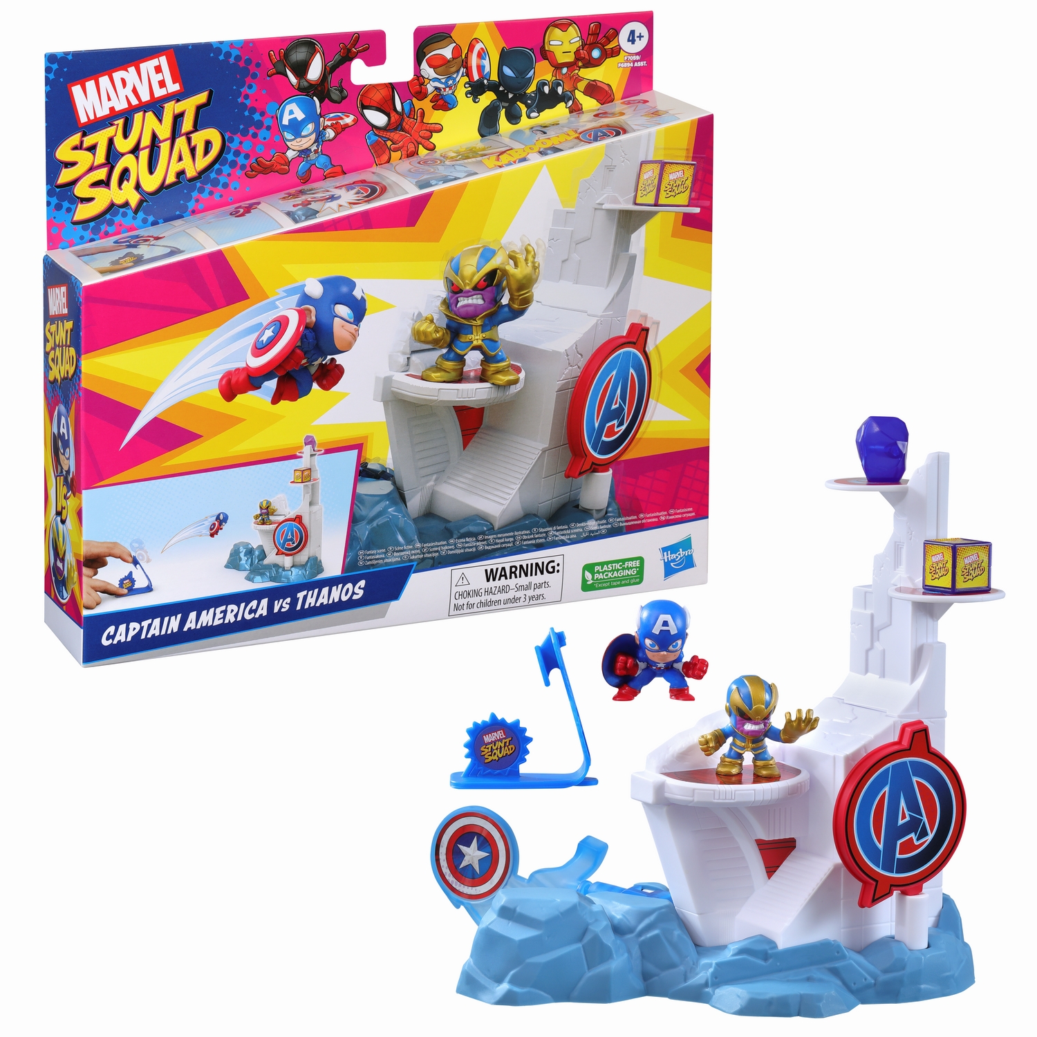 MARVEL STUNT SQUAD SMASHIN’ HEROES CAPTAIN AMERICA VS. THANOS PLAYSET 1.jpg