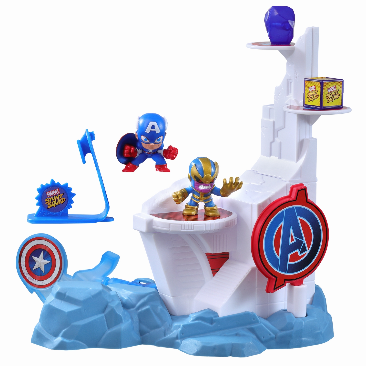 MARVEL STUNT SQUAD SMASHIN’ HEROES CAPTAIN AMERICA VS. THANOS PLAYSET 2.jpg