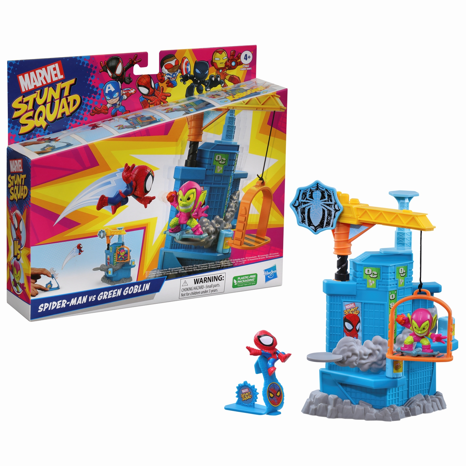 MARVEL STUNT SQUAD SMASHIN’ HEROES SPIDER-MAN VS. GREEN GOBLIN PLAYSET 1.jpg