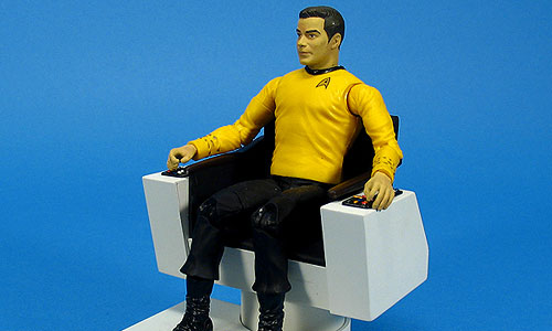 Captain Kirk with Command Chair