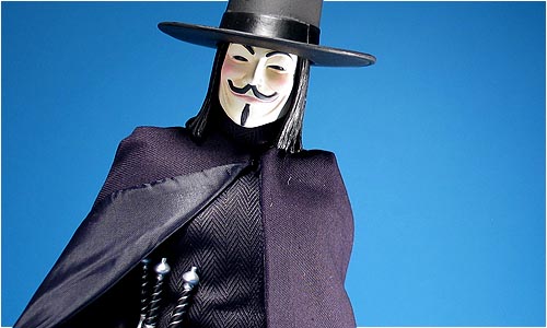 v for vendetta action figure