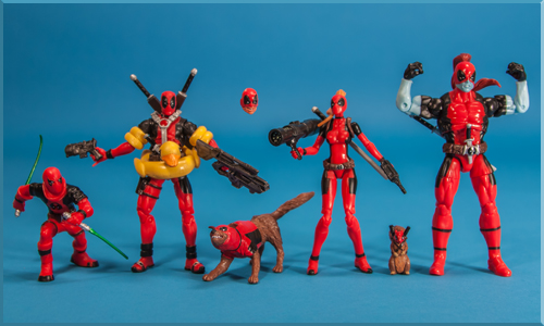 Deadpool Corps - El Guero Taqueria: 2013 San Diego Comic-Con Exclusive Marvel Universe Action Figure Set