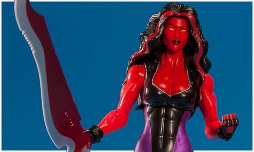 Red She-Hulk - Hulkettes: Marvel Legends Hit Monkey Series From Hasbro