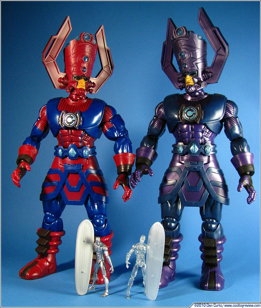 Retail version of Galactus and Silver Surfer, with variants
