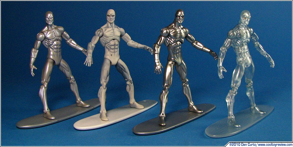 Silver Surfers: 2009 single card | 2009 TRU 3-pack | Galactus pack-in | Galactus pack-in variant 