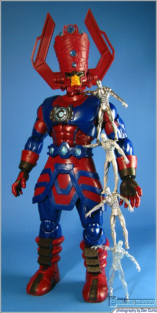 4 Silver Surfer figures do not equal the might of Galactus!