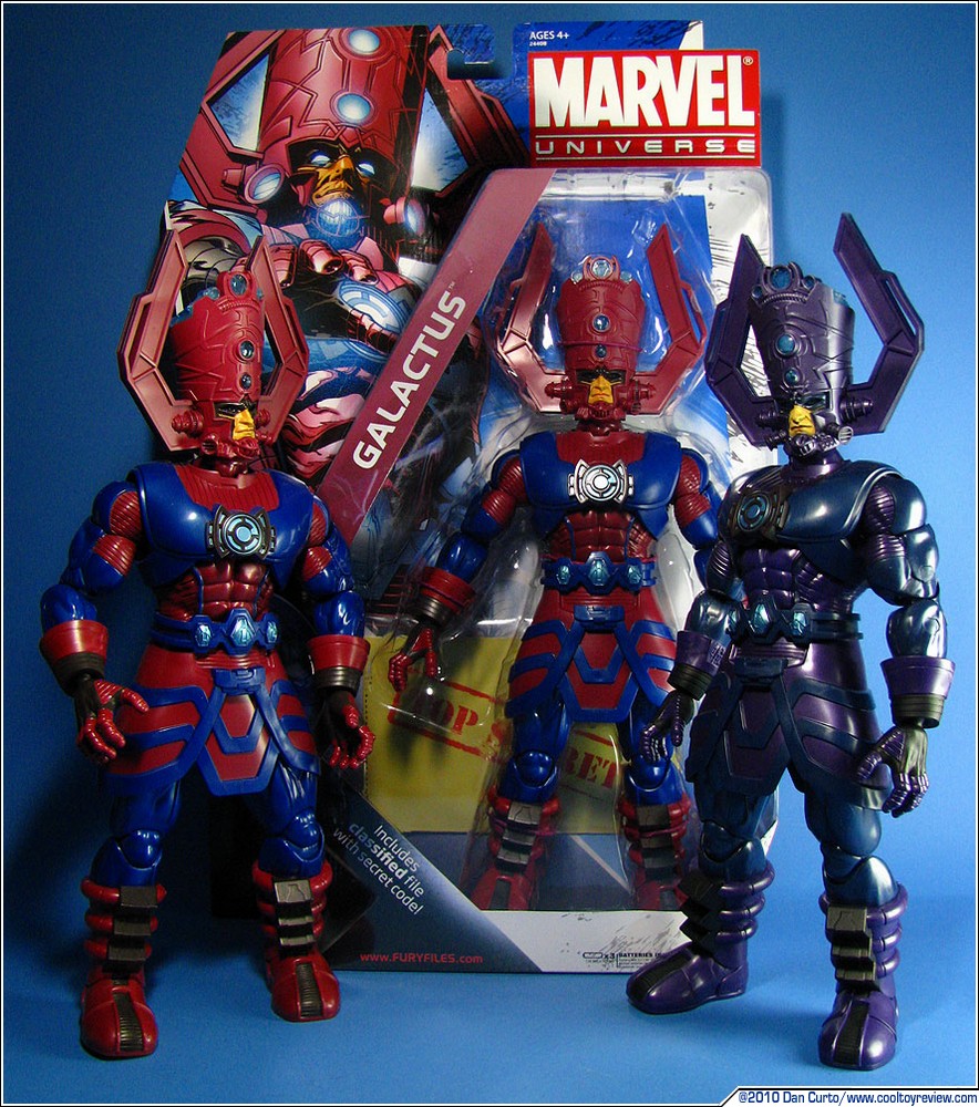 All 3 versions of Galactus!