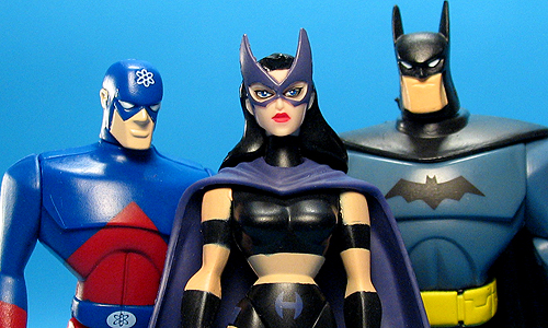 Huntess - The Atom - Batman