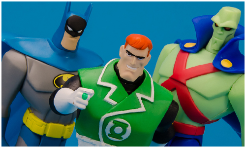 MARTIAN MANHUNTER - GUY GARDNER - BATMAN CLASSIC DETECTIVE Justice League Unlimited 3-Pack